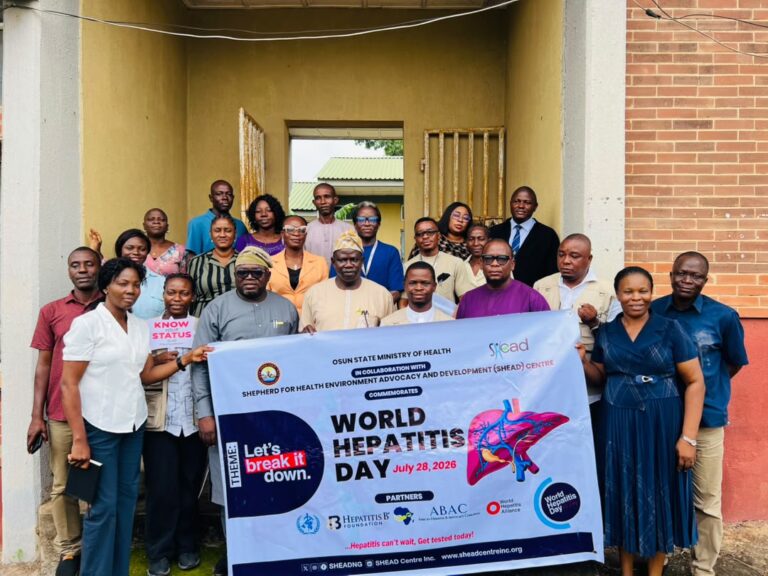 World Hepatitis Day 2026: SHEAD Centre Joins Osun State Ministry of Health to Strengthen the Fight Against Viral Hepatitis