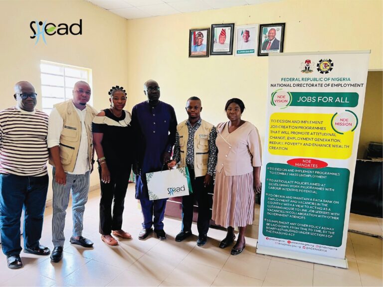 ADVOCACY VISIT TO THE STATE COORDINATOR OF NATIONAL DIRECTORATE OF EMPLOYMENT